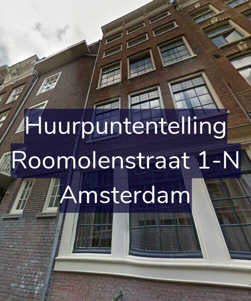 Foto gevel Huurpuntentelling voor Roomolenstraat 1-N, Amsterdam