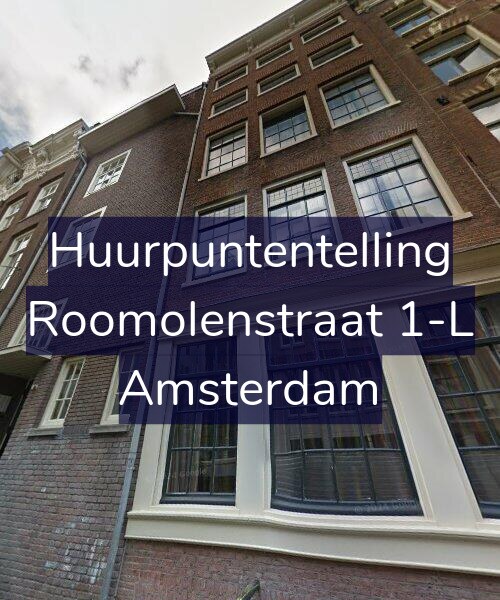 Foto gevel Huurpuntentelling voor Roomolenstraat 1-L, Amsterdam