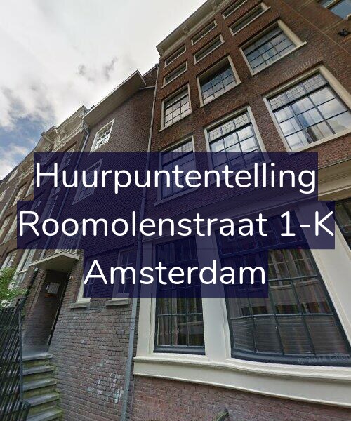 Foto gevel Huurpuntentelling voor Roomolenstraat 1-K, Amsterdam