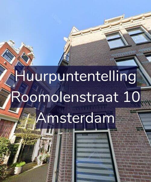 Foto gevel Huurpuntentelling voor Roomolenstraat 10, Amsterdam