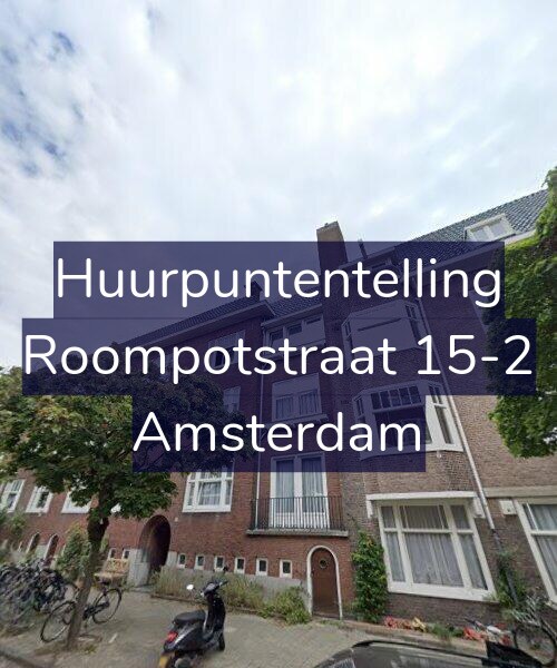 Foto gevel Huurpuntentelling voor Roompotstraat 15-2, Amsterdam