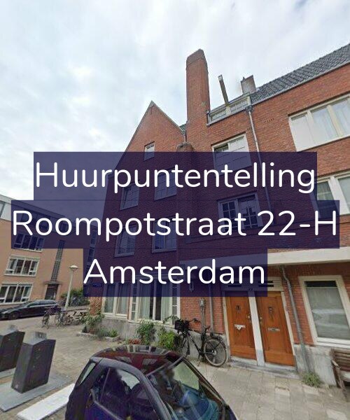 Foto gevel Huurpuntentelling voor Roompotstraat 22-H, Amsterdam