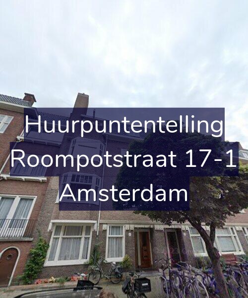 Foto gevel Huurpuntentelling voor Roompotstraat 17-1, Amsterdam