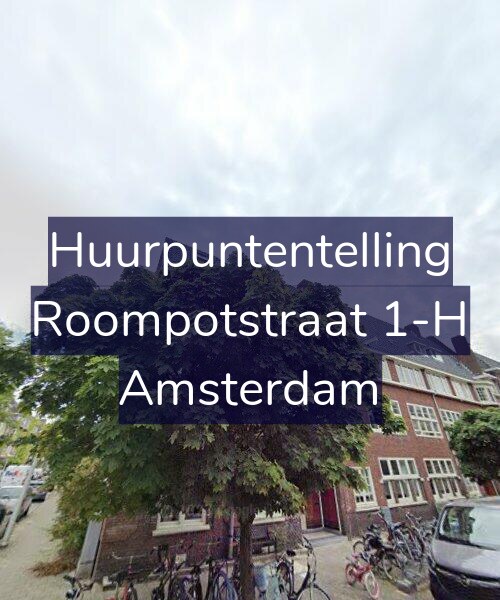 Foto gevel Huurpuntentelling voor Roompotstraat 1-H, Amsterdam