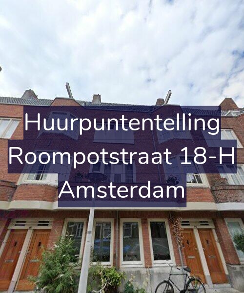 Foto gevel Huurpuntentelling voor Roompotstraat 18-H, Amsterdam