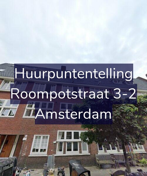 Foto gevel Huurpuntentelling voor Roompotstraat 3-2, Amsterdam