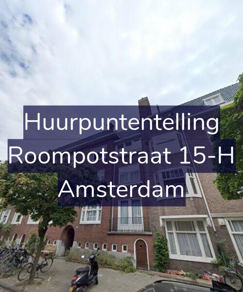 Foto gevel Huurpuntentelling voor Roompotstraat 15-H, Amsterdam