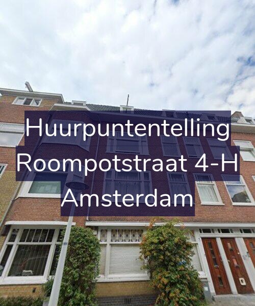 Foto gevel Huurpuntentelling voor Roompotstraat 4-H, Amsterdam