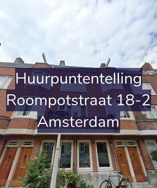 Foto gevel Huurpuntentelling voor Roompotstraat 18-2, Amsterdam