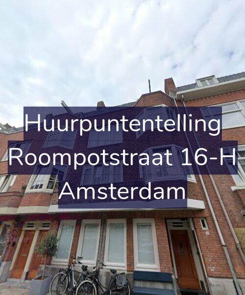 Foto gevel Huurpuntentelling voor Roompotstraat 16-H, Amsterdam