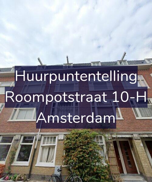 Foto gevel Huurpuntentelling voor Roompotstraat 10-H, Amsterdam