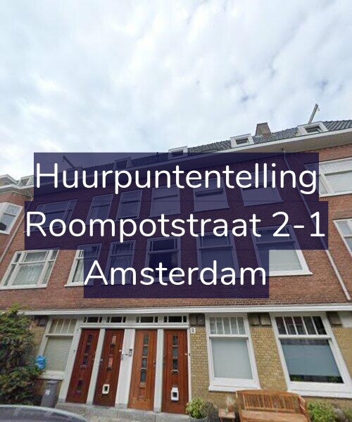 Foto gevel Huurpuntentelling voor Roompotstraat 2-1, Amsterdam