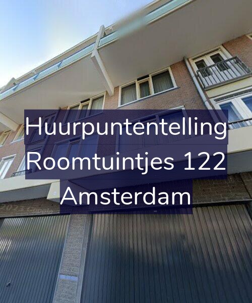 Foto gevel Huurpuntentelling voor Roomtuintjes 122, Amsterdam