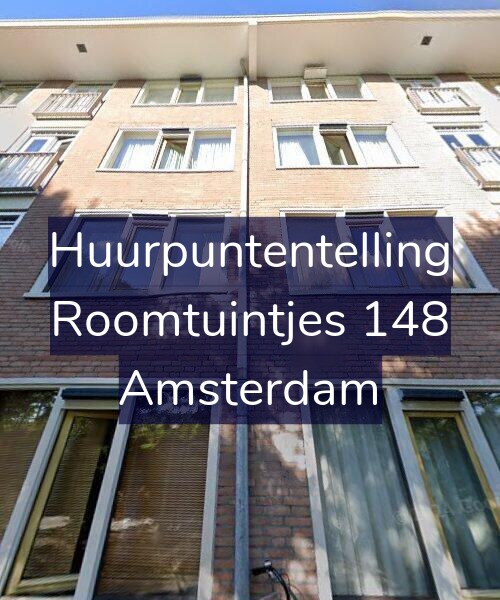 Foto gevel Huurpuntentelling voor Roomtuintjes 148, Amsterdam