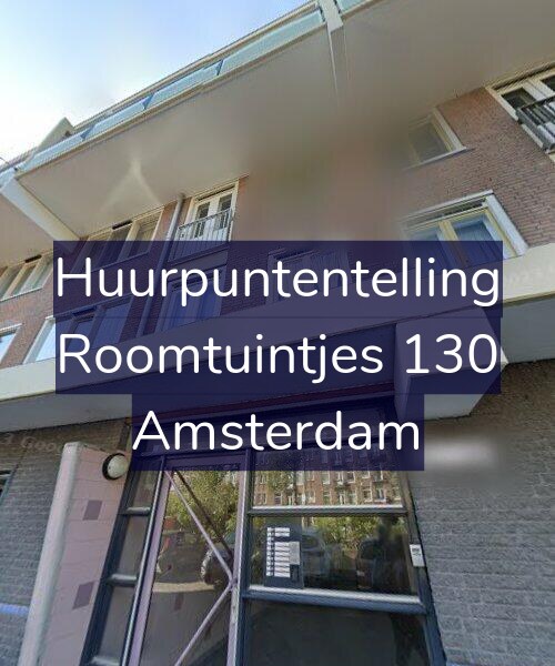 Foto gevel Huurpuntentelling voor Roomtuintjes 130, Amsterdam