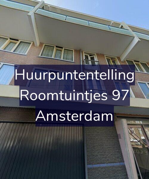 Foto gevel Huurpuntentelling voor Roomtuintjes 97, Amsterdam