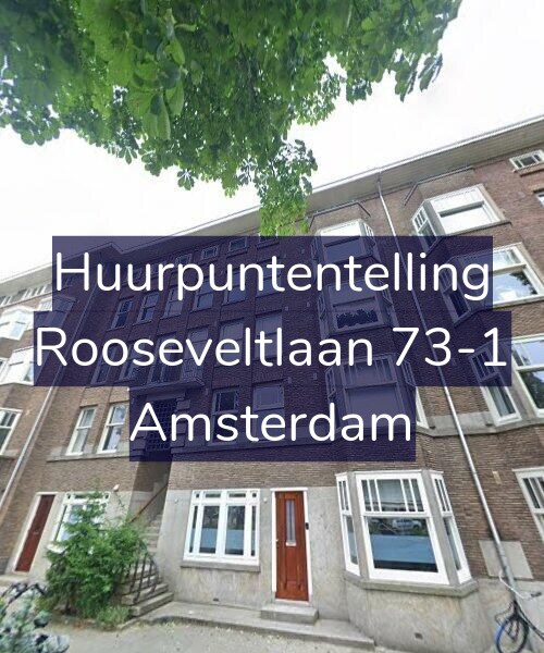 Foto gevel Huurpuntentelling voor Rooseveltlaan 73-1, Amsterdam