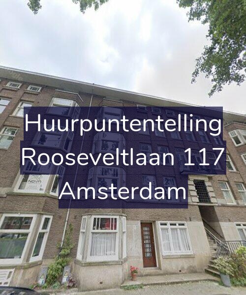 Foto gevel Huurpuntentelling voor Rooseveltlaan 117, Amsterdam
