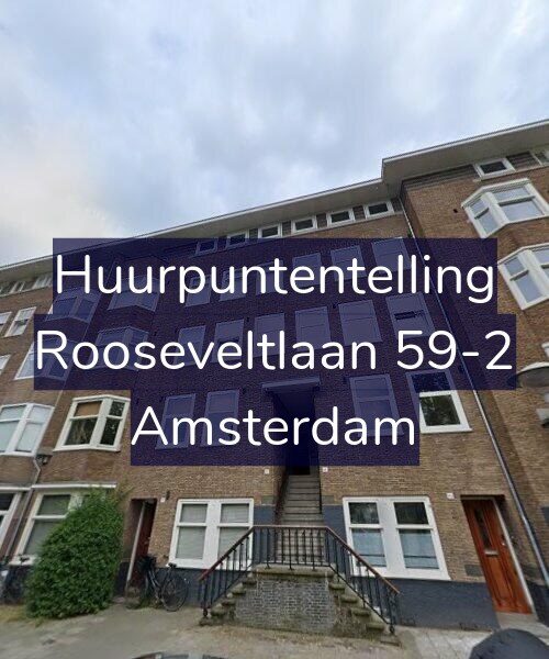 Foto gevel Huurpuntentelling voor Rooseveltlaan 59-2, Amsterdam
