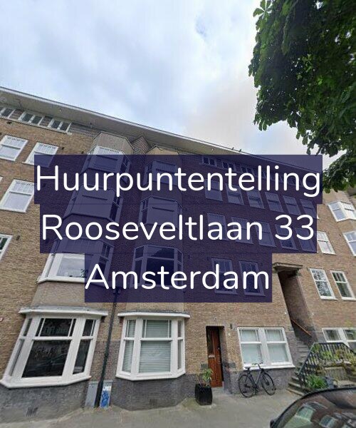 Foto gevel Huurpuntentelling voor Rooseveltlaan 33, Amsterdam