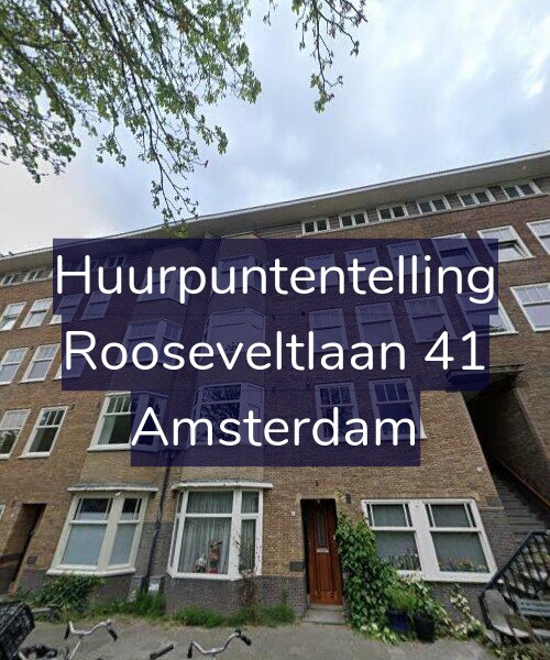 Foto gevel Huurpuntentelling voor Rooseveltlaan 41, Amsterdam