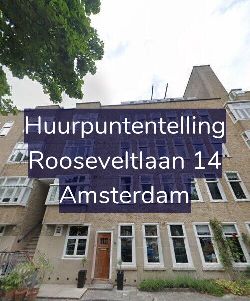Foto gevel Huurpuntentelling voor Rooseveltlaan 14, Amsterdam
