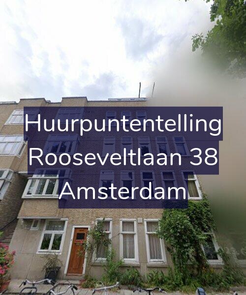 Foto gevel Huurpuntentelling voor Rooseveltlaan 38, Amsterdam