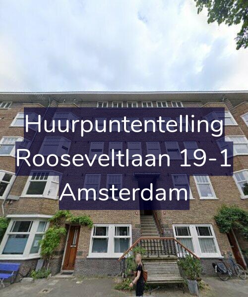 Foto gevel Huurpuntentelling voor Rooseveltlaan 19-1, Amsterdam