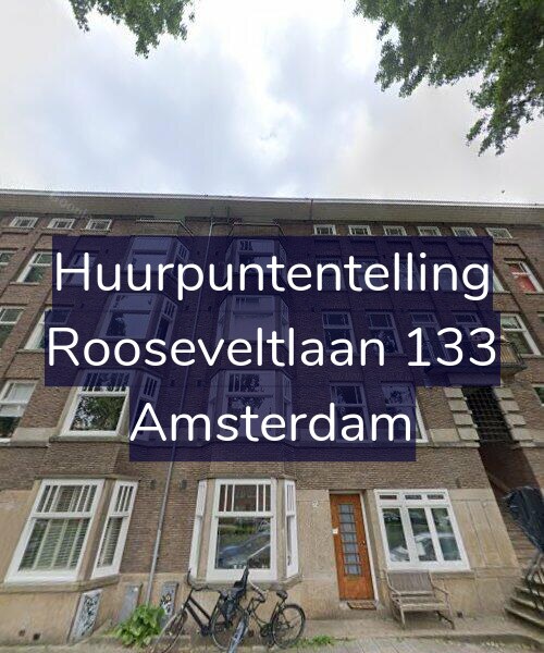 Foto gevel Huurpuntentelling voor Rooseveltlaan 133, Amsterdam