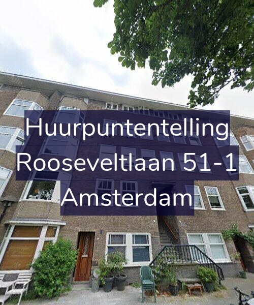 Foto gevel Huurpuntentelling voor Rooseveltlaan 51-1, Amsterdam
