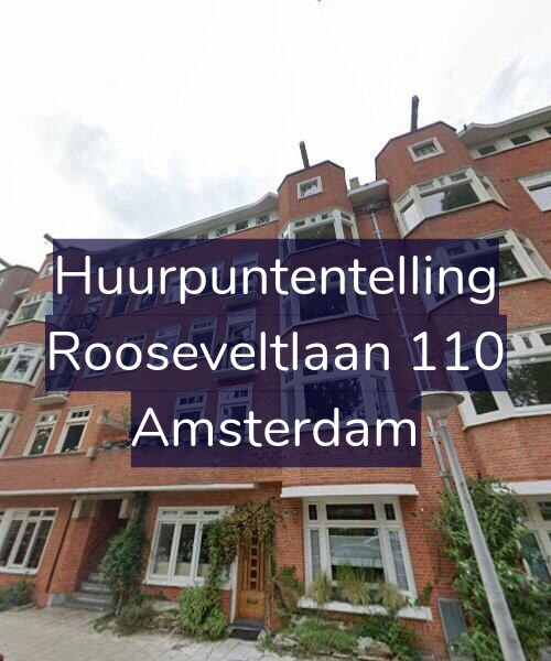 Foto gevel Huurpuntentelling voor Rooseveltlaan 110, Amsterdam