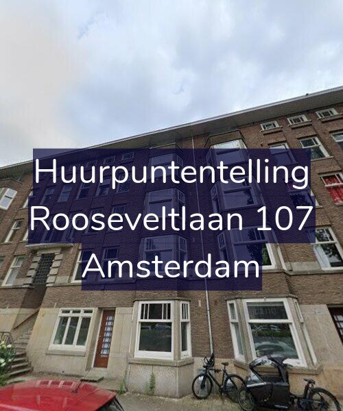 Foto gevel Huurpuntentelling voor Rooseveltlaan 107, Amsterdam