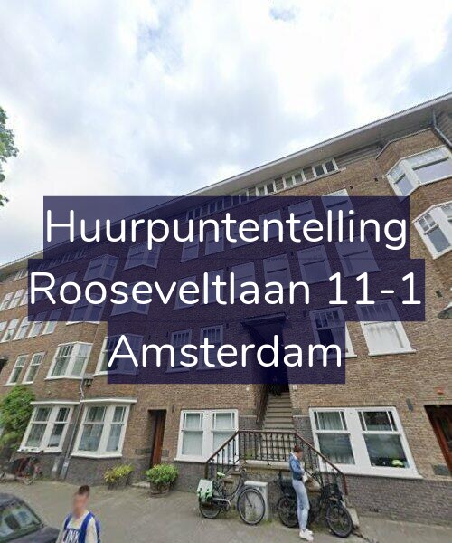 Foto gevel Huurpuntentelling voor Rooseveltlaan 11-1, Amsterdam