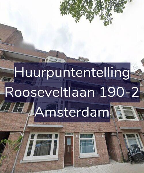 Foto gevel Huurpuntentelling voor Rooseveltlaan 190-2, Amsterdam