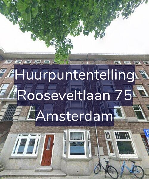 Foto gevel Huurpuntentelling voor Rooseveltlaan 75, Amsterdam