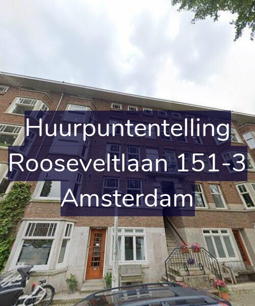 Foto gevel Huurpuntentelling voor Rooseveltlaan 151-3, Amsterdam