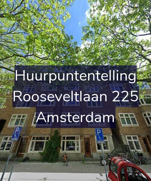 Foto gevel Huurpuntentelling voor Rooseveltlaan 225, Amsterdam