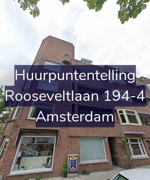 Foto gevel Huurpuntentelling voor Rooseveltlaan 194-4, Amsterdam