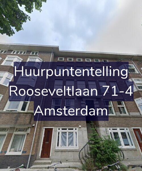 Foto gevel Huurpuntentelling voor Rooseveltlaan 71-4, Amsterdam