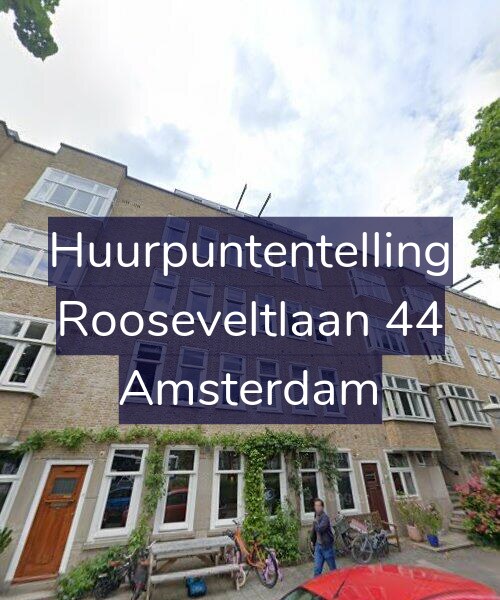 Foto gevel Huurpuntentelling voor Rooseveltlaan 44, Amsterdam