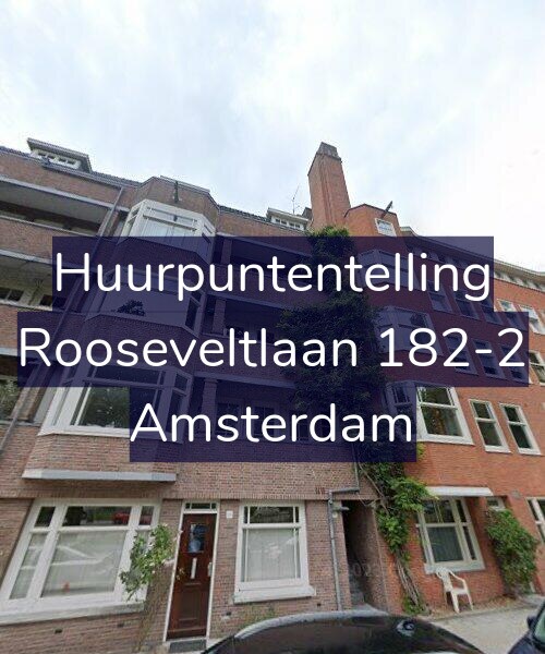 Foto gevel Huurpuntentelling voor Rooseveltlaan 182-2, Amsterdam
