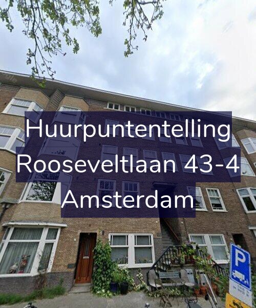 Foto gevel Huurpuntentelling voor Rooseveltlaan 43-4, Amsterdam