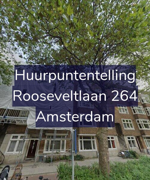 Foto gevel Huurpuntentelling voor Rooseveltlaan 264, Amsterdam