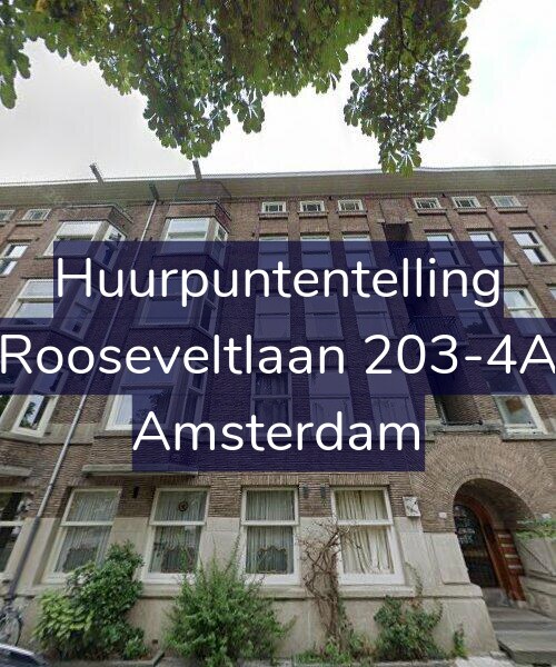 Foto gevel Huurpuntentelling voor Rooseveltlaan 203-4A, Amsterdam