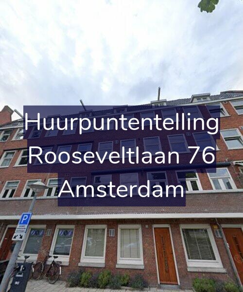 Foto gevel Huurpuntentelling voor Rooseveltlaan 76, Amsterdam