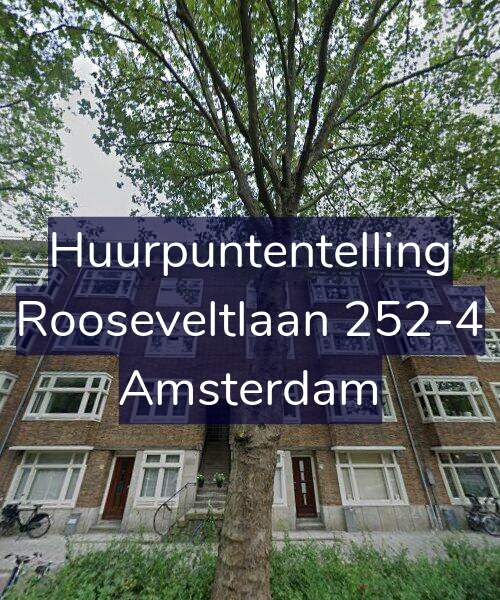 Foto gevel Huurpuntentelling voor Rooseveltlaan 252-4, Amsterdam