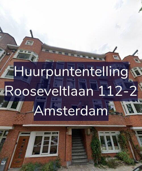 Foto gevel Huurpuntentelling voor Rooseveltlaan 112-2, Amsterdam