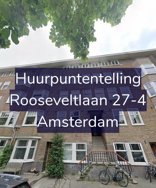 Foto gevel Huurpuntentelling voor Rooseveltlaan 27-4, Amsterdam