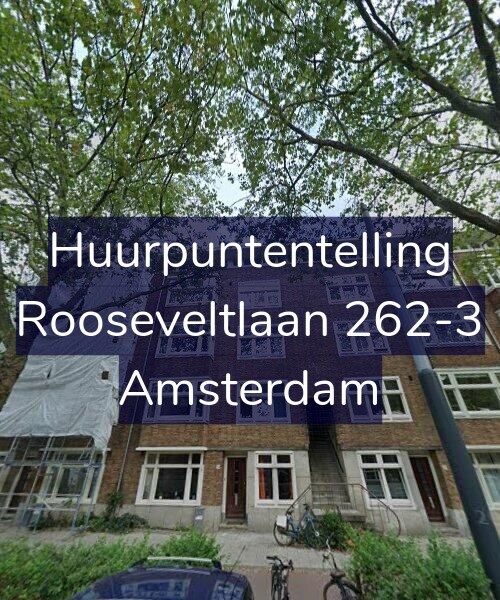 Foto gevel Huurpuntentelling voor Rooseveltlaan 262-3, Amsterdam