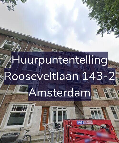 Foto gevel Huurpuntentelling voor Rooseveltlaan 143-2, Amsterdam